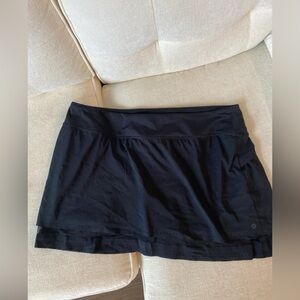 Athleta Size 1X Black Tennis Skirt